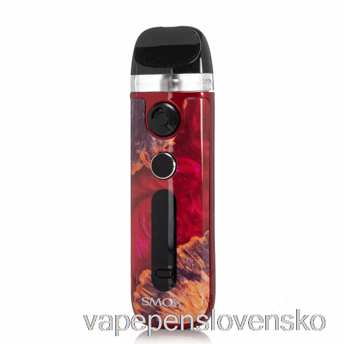 Smok Novo 5 30w Pod System červená Stabilizačná Drevená Vape Cigareta